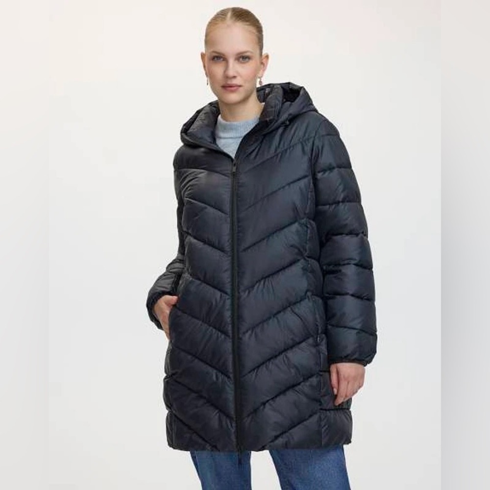 🌙 B51 - Reitman’s sackable Black Hooded Puffer Coat